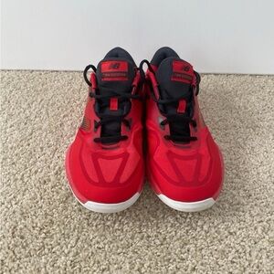 NWT NEW BALANCE Red and Black Sneakers